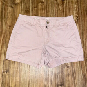 A.n.a women’s shorts 10 tall twill pockets basic casual cotton spandex stretch